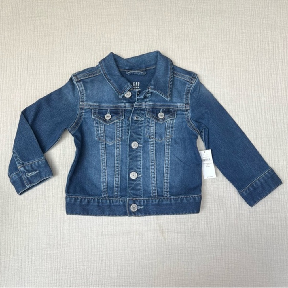 NWT Gap Dark Denim Jacket Toddler 18-24 months